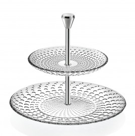 2 TIERED SERVING PLATES - GALASSIA