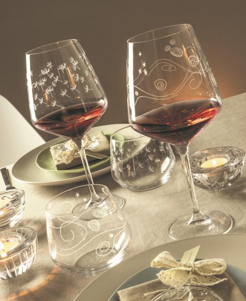 POSTO TAVOLA - CALICE E BICCHIERE - DECORO FALL - gallery 2